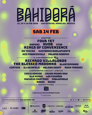 Lineup Bahidorá
