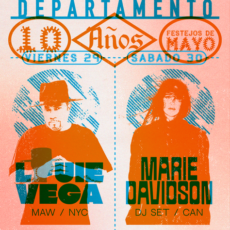 Departamento 10 años
