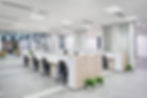 an office refurbishment project is completed and the workspace is ready for the client to move back in
