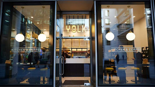 exterior of Yolk’s Broadgate restaurant