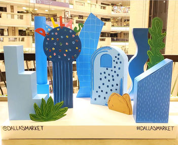 3d abstract set design photo backdrop