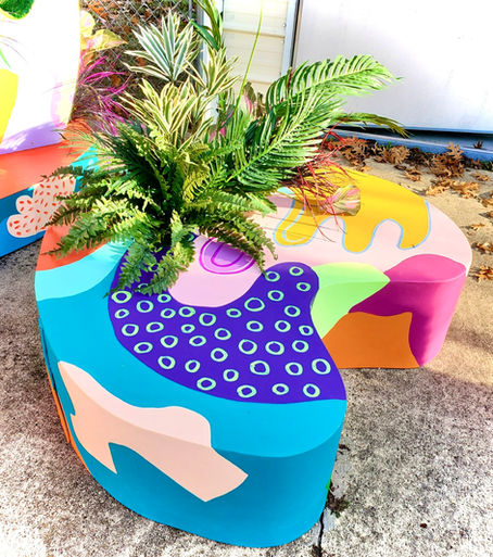 3D mural photodrop activation