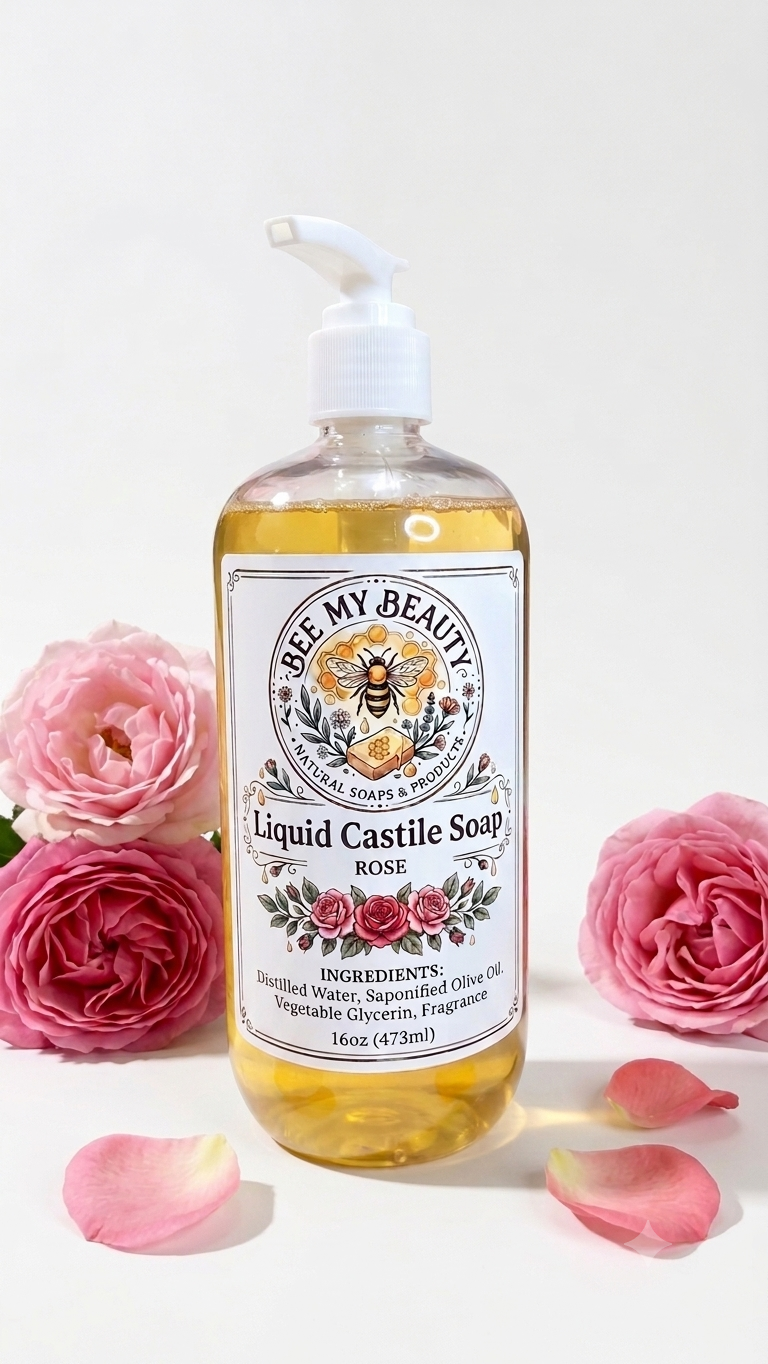 Rose Liquid Castile Soap