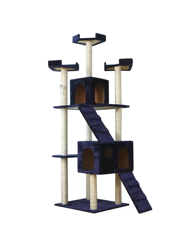 Miniatura: Juguete Rascador Para Gato Torre Tres Pisos