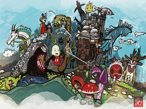 Digital Painting Feature: Ghibli Fanart