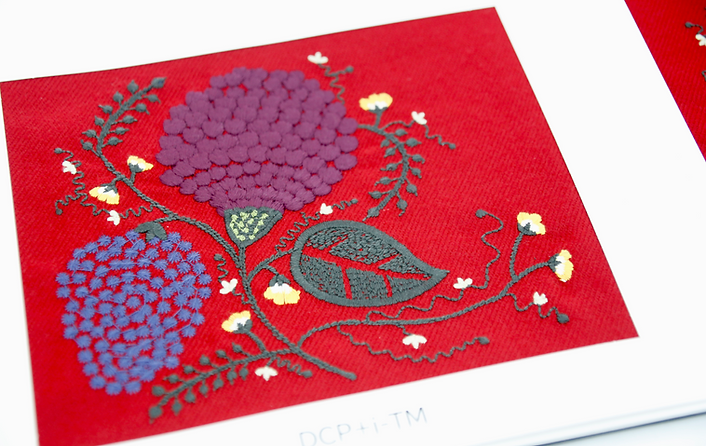 熊谷綾乃がTAJIMA工業と制作したサンプルブック画像