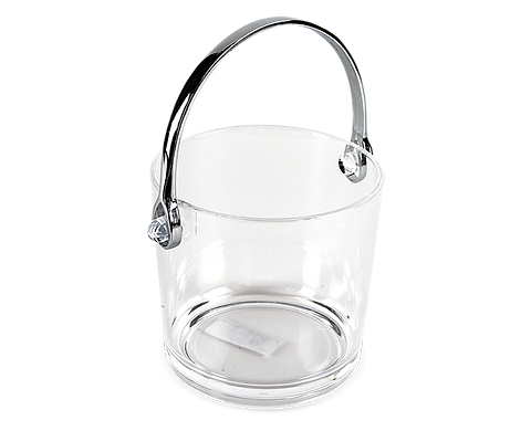 BALDE PARA HIELO 1 LT COLOR TRANSPARENTE