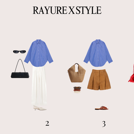 Comment porter les rayures avec une chemise rayée bleu et blanc : quatre looks femme décontracté, minimaliste, bohème et audacieux.