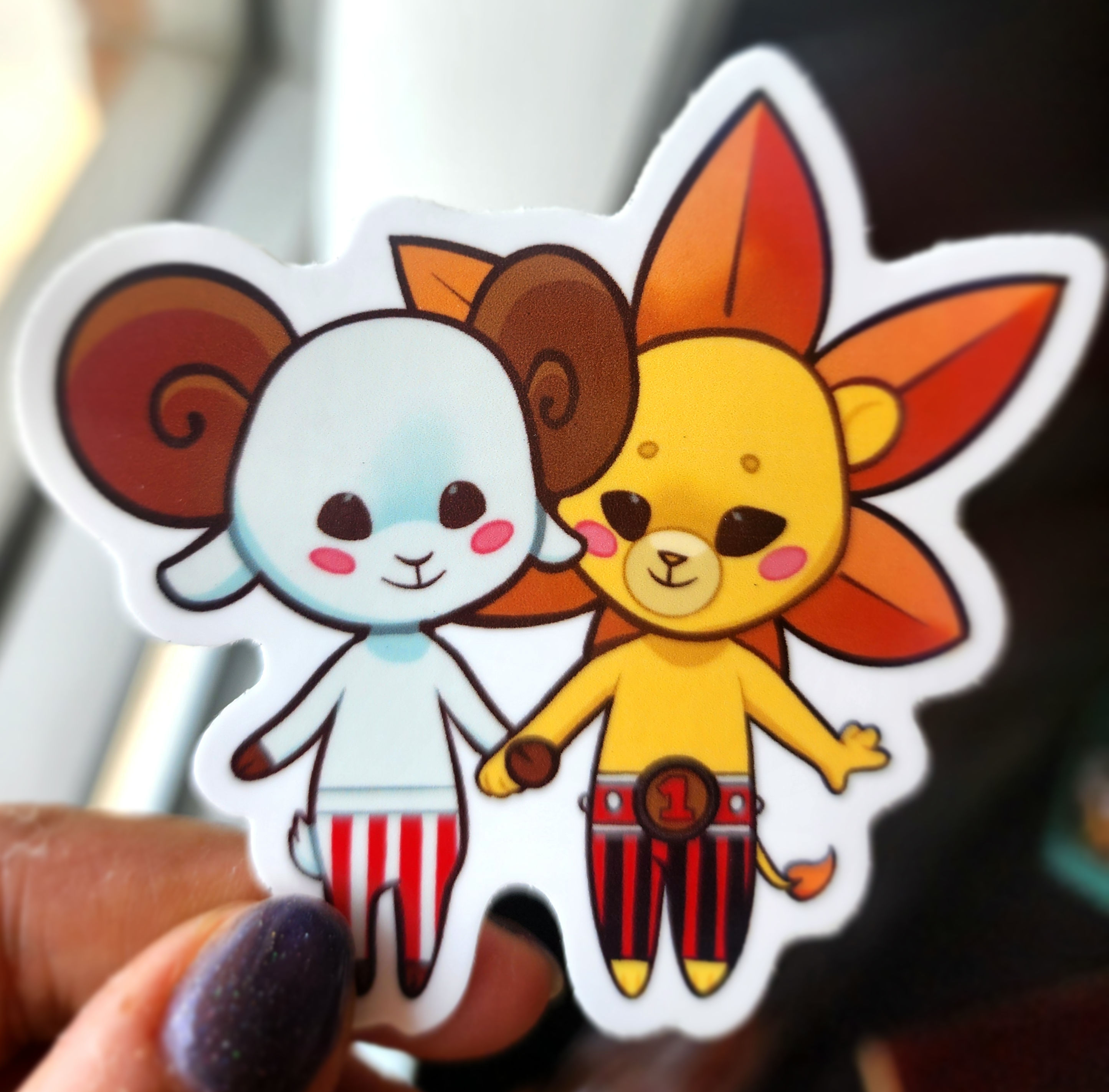 Sunny and Merry Sticker