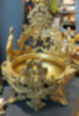 Golden Brass Laxmi Urli Brass - 12 Inches