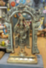 Lord Vishnu Brass -8 Inches