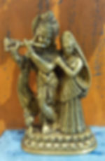 Radha Krishna Brass-6 Inches
