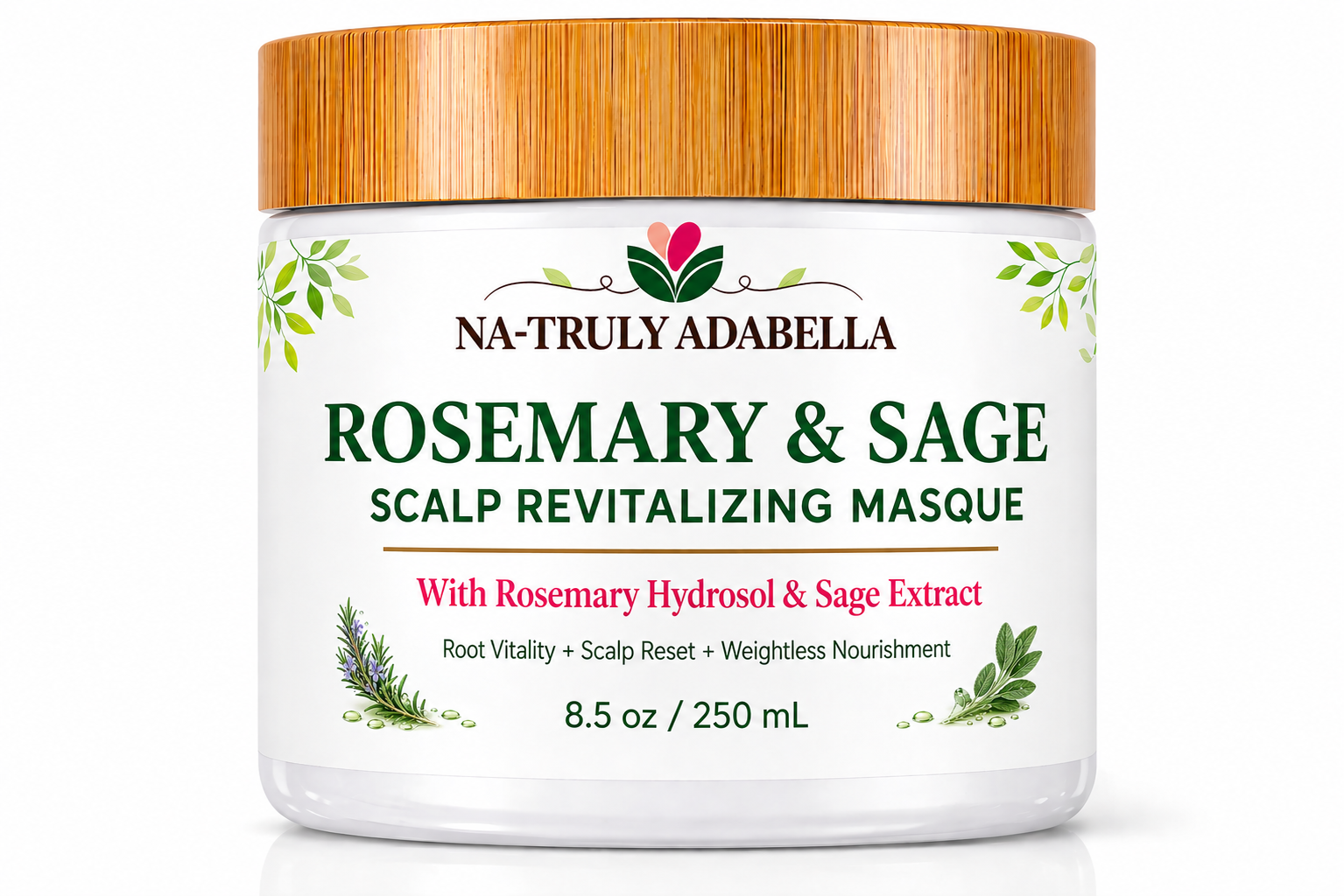 Rosemary & Sage Masque Front View