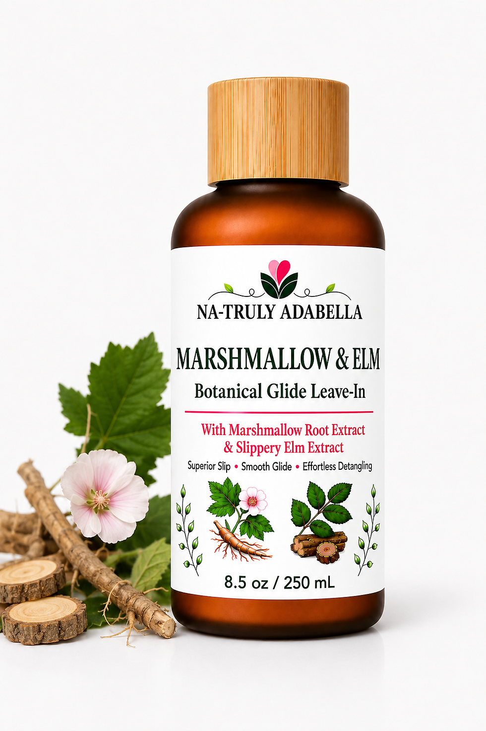 Marshmallow Elm Leave-In Front View