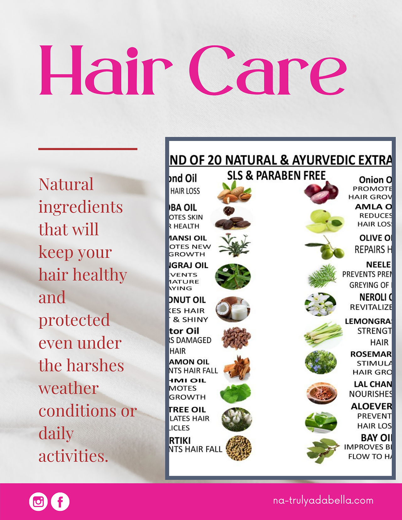natural ingredients