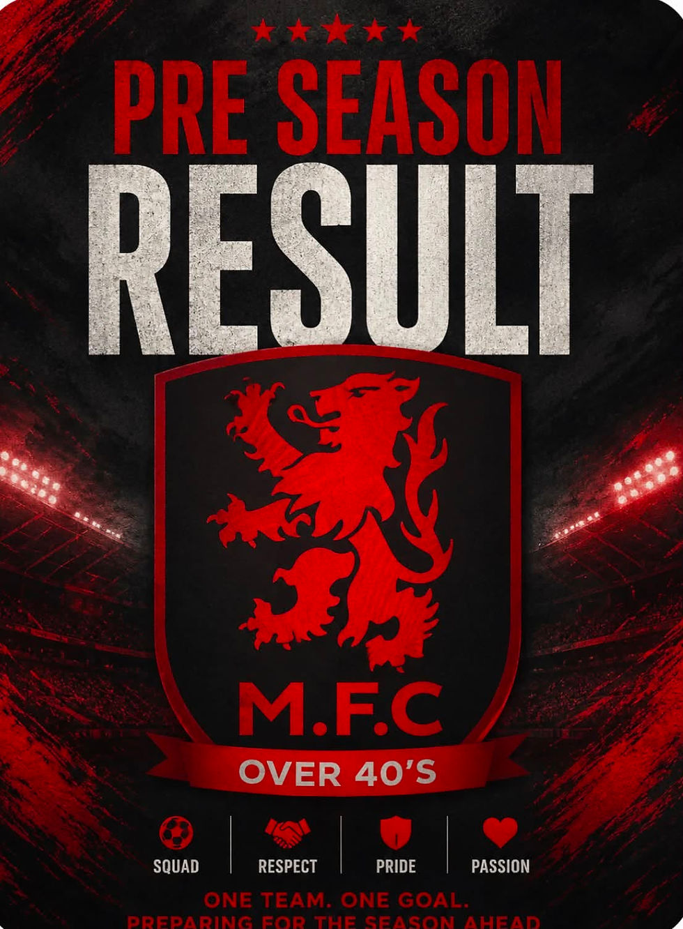 Our first run out of Pre Season was a highly contested game v Sedgefield at The Dormans tonight. The game ended 3-3 with both teams full of energy on a warm sticky evening.