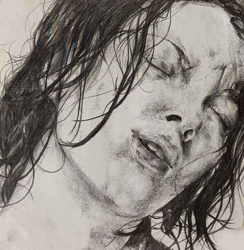 A4 Pencil Sketch: Turmoil no 1