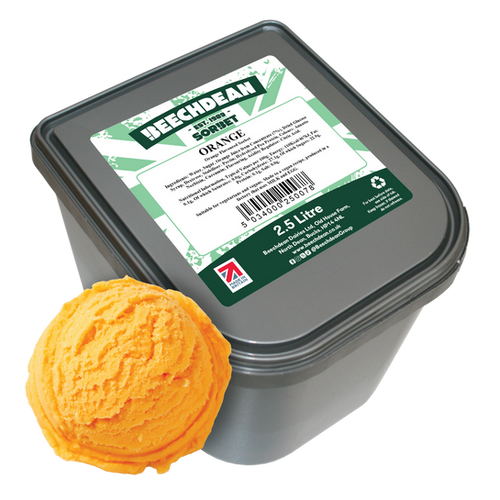 Sorbet - Crucial × Paragon ② Beechdean Orange Sorbet - 2.5L | The Beechdean Group