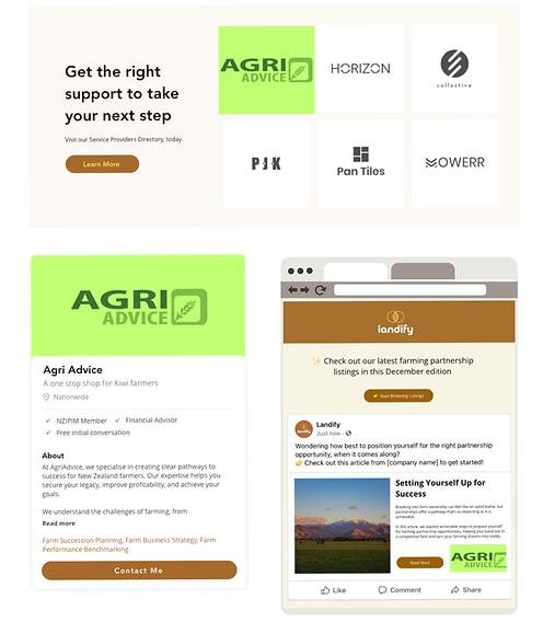 Brand awareness package for Agri Advice