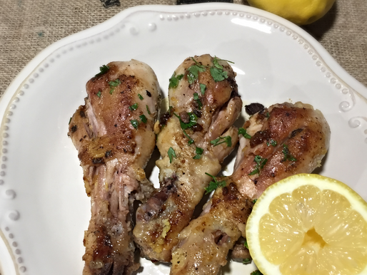 Tutos de Pollo al Limón y Perejil