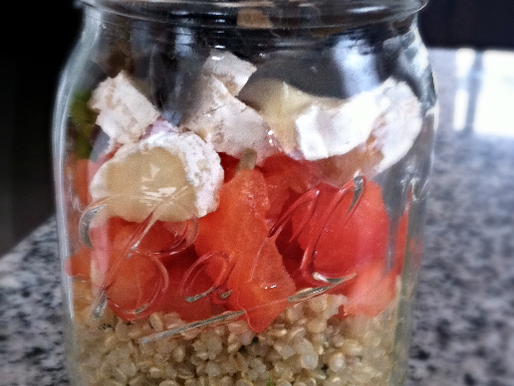 Ensalada de Quinoa y Brie en Frasco!