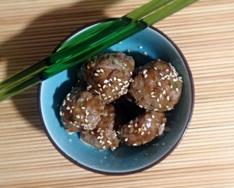 Albóndigas de Quinoa Asiáticas