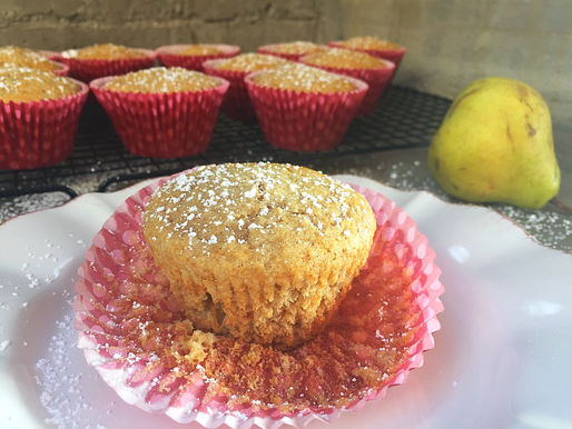 Muffins de Pera y Jengibre