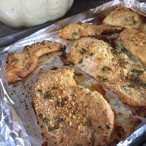 Pollo Apanado al Horno