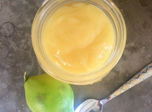Crema Inglesa de Limón (lemon curd) en el Microondas