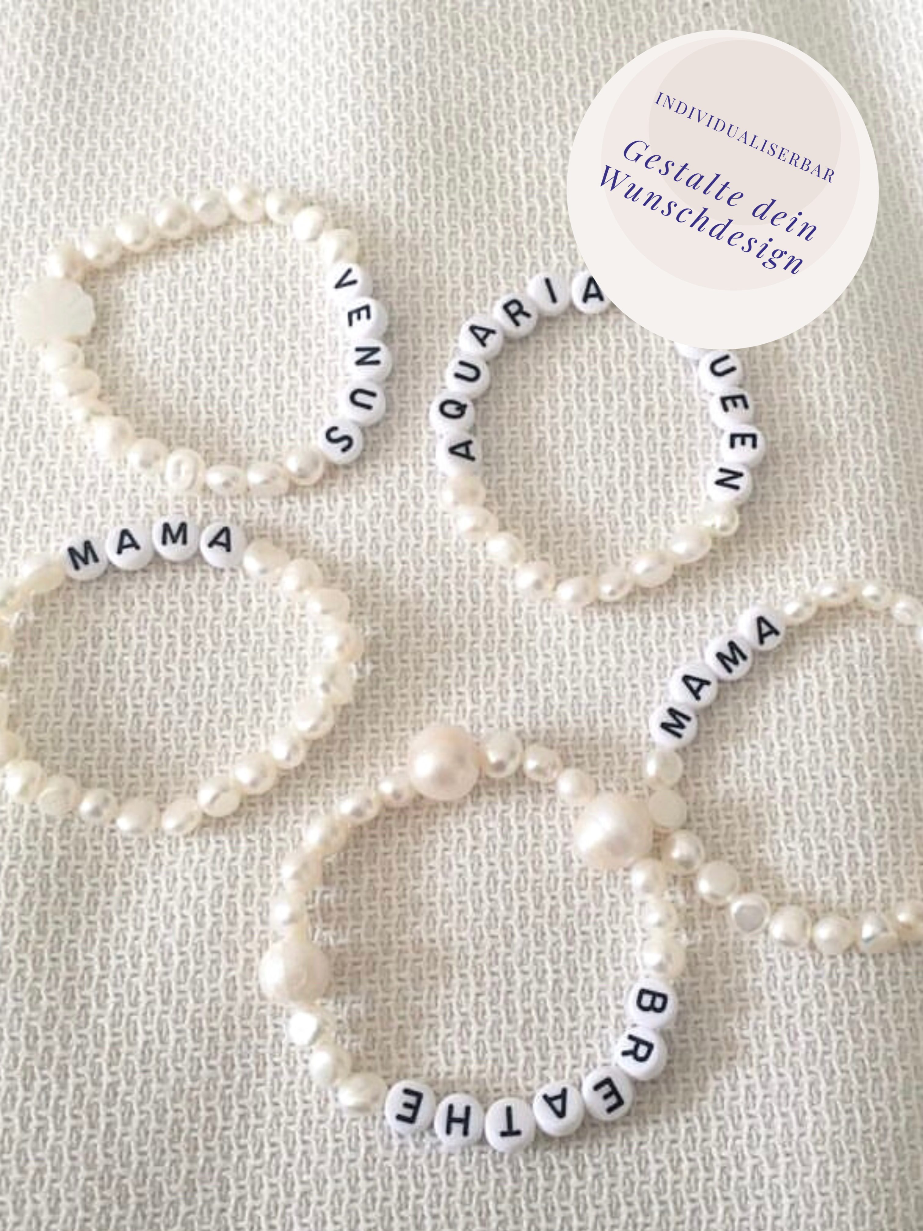 SÜSSWASSERPERLEN-ARMBAND | "Mama"