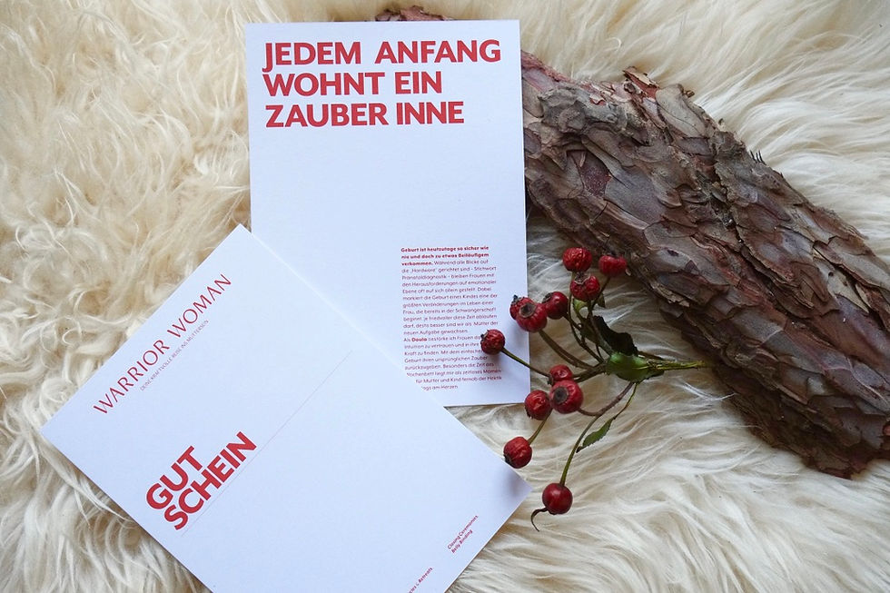 GUTSCHEIN | Geburts- und Wochenbettbegleitung im Raum NÖ