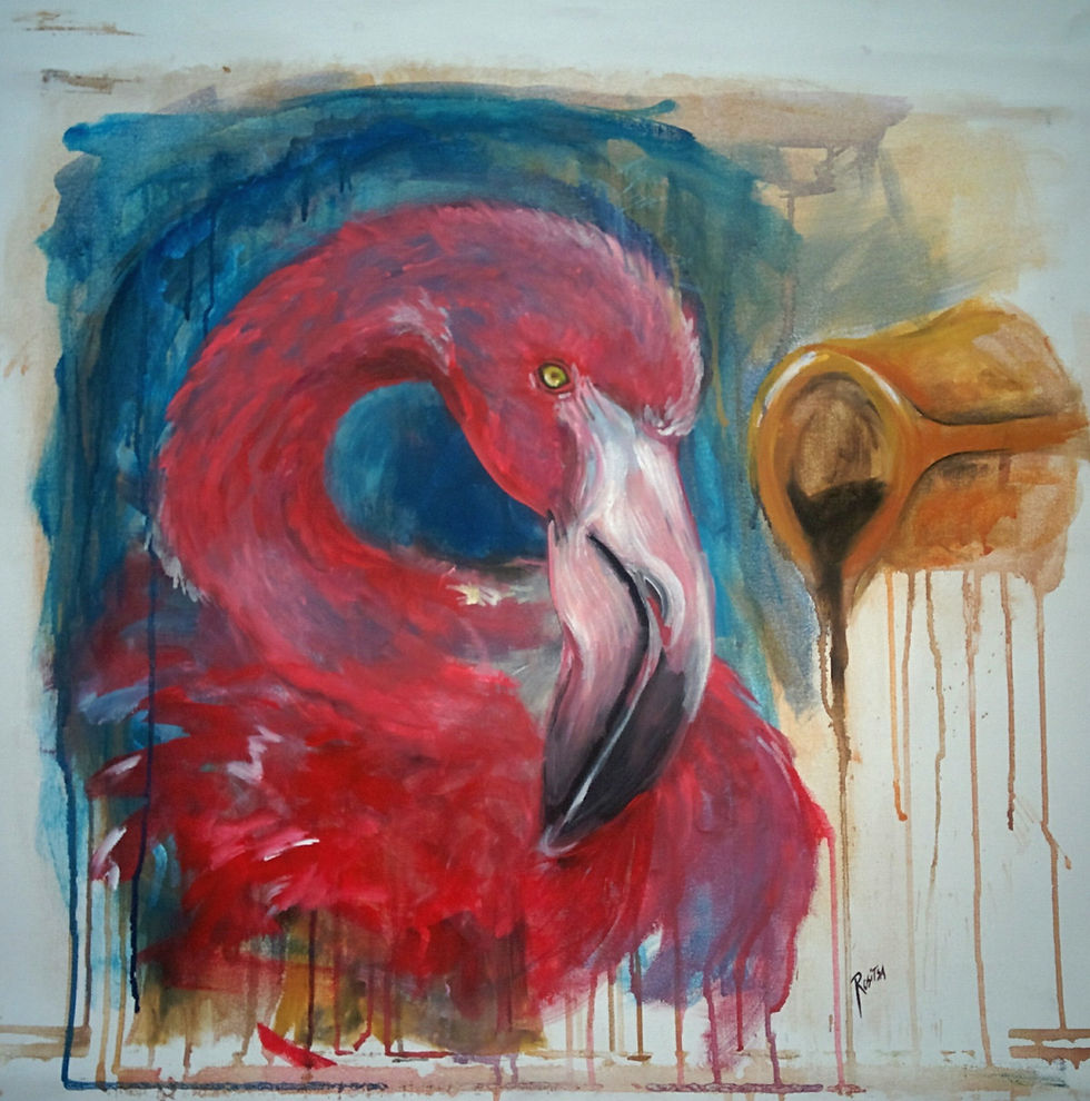 Flamingo and Turkish Coffee