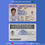 Miniatura: plantilla LICENCIA DE VIRGINIA (USA) editable en photoshop (actualizada)