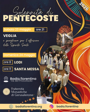 Veglia di Pentecoste 2026