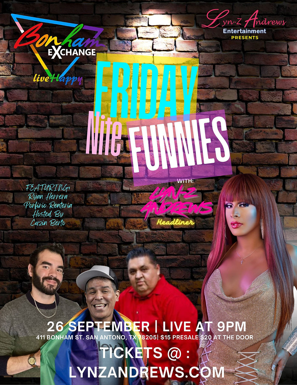 Friday Nite Funnies w/Lyn-Z Andrews