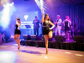 Corporate Photography and videography of a 10 person band performing at the Australian Marketing Institute's Marketing Excellence Awards