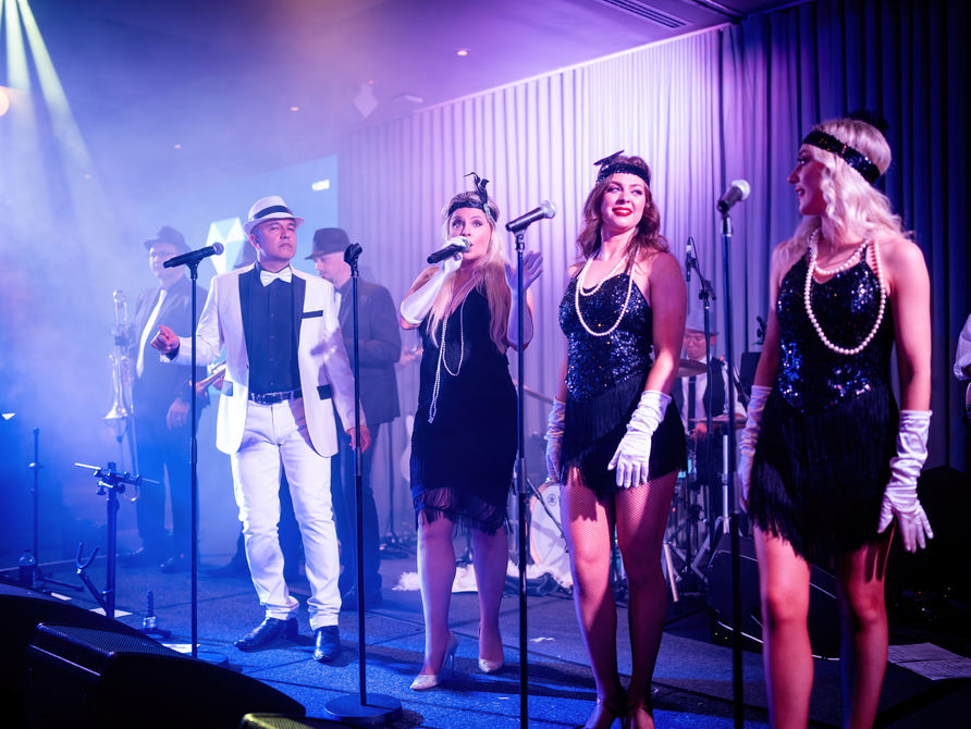Videography and Photography at the Australian Marketing Institutes Excellence Awards of the 10 piece live band performing