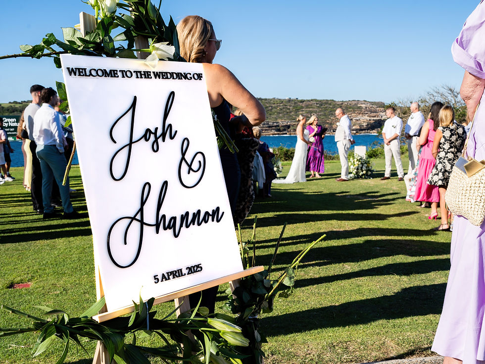 Seaside wedding photography