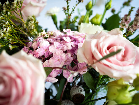 Professional Wedding Videography and Photography at Pilu at Freshwater of handcrafted floral arangements