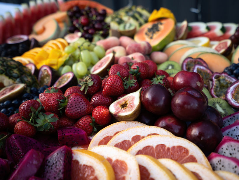 Wedding Photography and Videography of an Arabic backyard wedding of a fruit spread