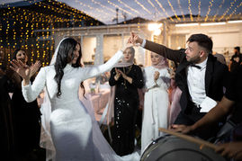 Wedding Photography and Videography of a beautiful Arabic bride and groom at their backyard wedding