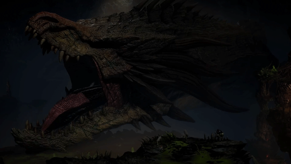 리니지 프리서버 보스2.0의 지룡 안타라스 모습