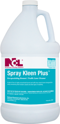 NCL 1 Gallon Spray Kleen Plus Bonnet/Traffic Line Cleaner