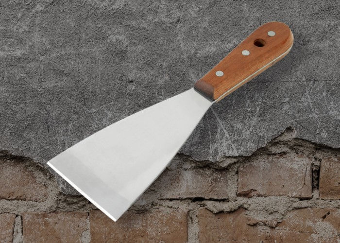 Thumbnail: Wooden Handle Stainless Steel Putty Knife Kit