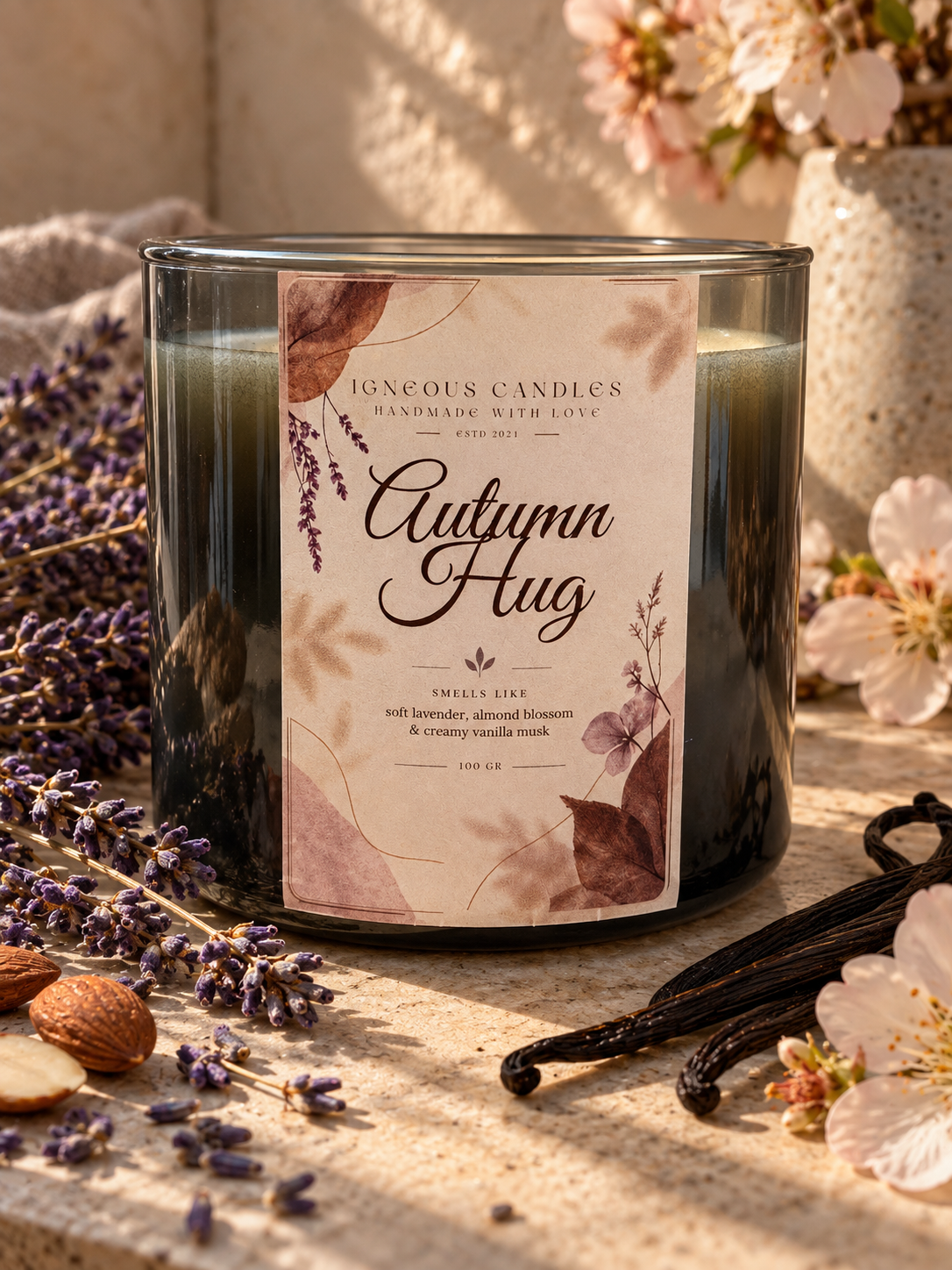 Autumn Hug Χειροποίητο Κερί Σόγιας 400gr