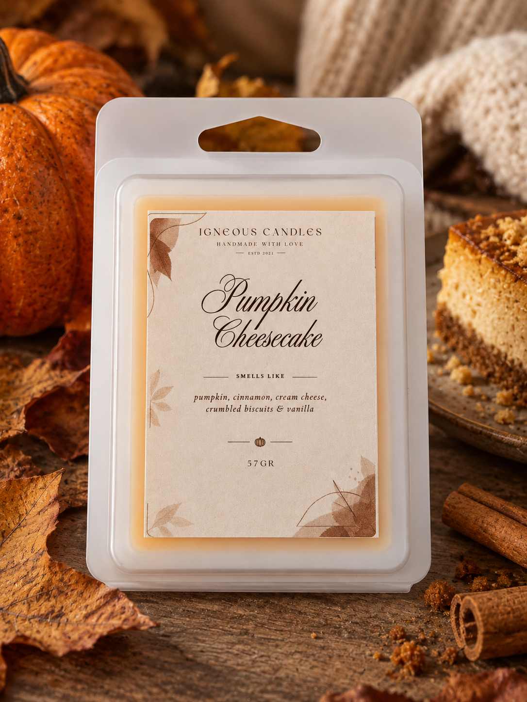 Pumpkin Cheesecake Wax melts