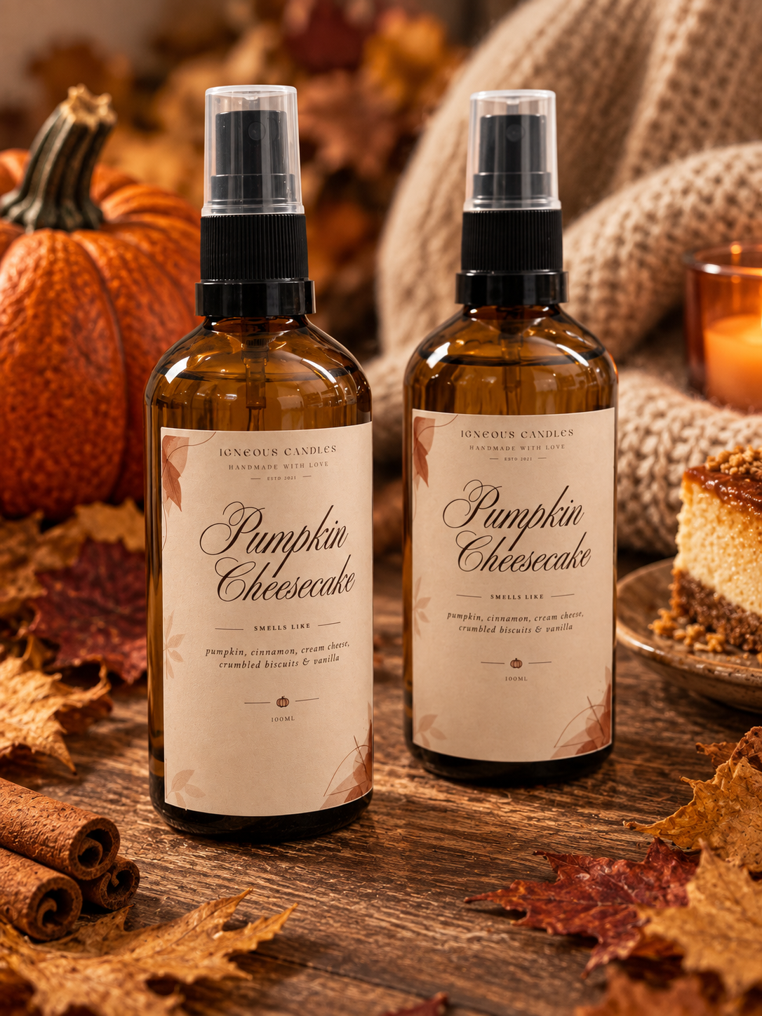 Pumpkin Cheesecake Fabric Mist 100mL