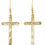 Thumbnail: Resurrection Crystal Cross Earrings