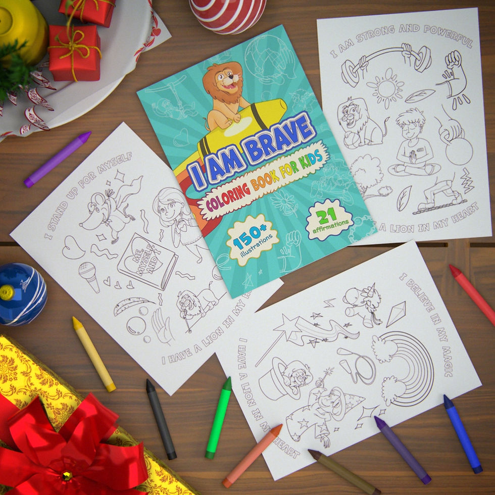 Color your courage in this affirmations-based coloring book for kids.