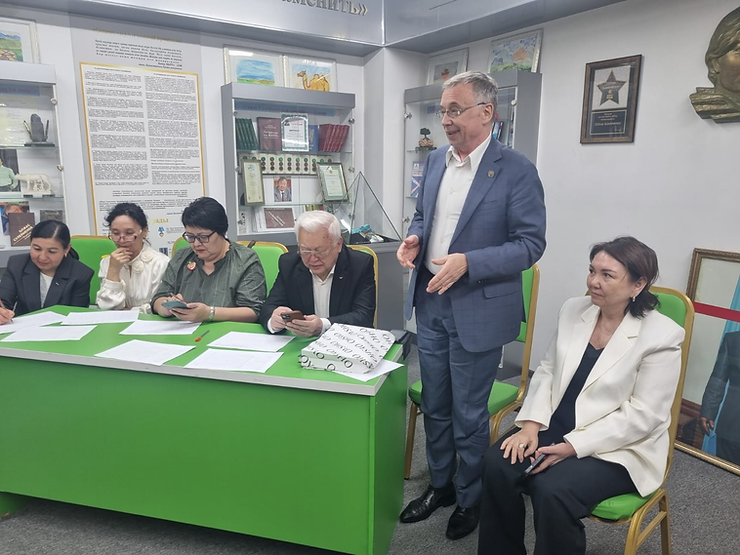 Олжасовские чтения прошли в школе 28 Алматы